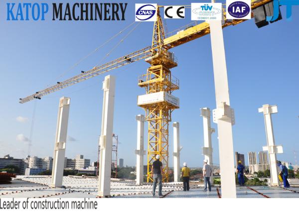 Buy cheap QTZ160 TC6515 China model 50m height strong tower crane with 10t load from wholesalers