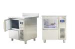 Blue Light Inside Commercial Bar Ice Maker 90Kgs Daily Output 220V 50Hz