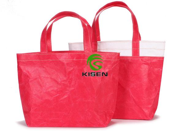 Buy cheap Multi Color Women Tote Shopper Bag , Handled Tyvek Reusable Shopping Bags from wholesalers