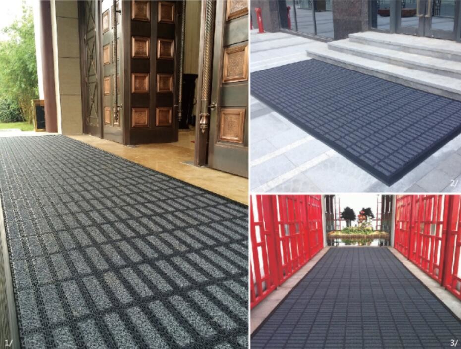 Polyamide 6.6 Monofilaments Shop Door Mats UV Resistant PVC Material