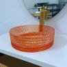 Buy cheap Bathroom Vessel Sink Bowls Glass Italy Design High End Table Top Counter Wash Basin from wholesalers
