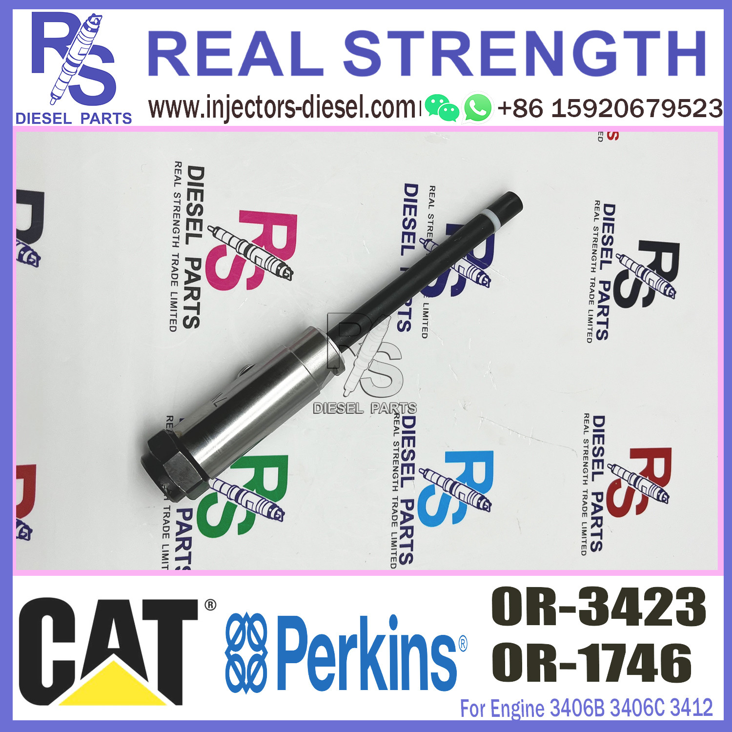 7W7028 Diesel Injector Nozzle 0R-1746 0R-3423 For Cat Engine 3406B 3406C 3412 3412C