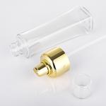Fine Mist Spray Skincare Packaging Plastic Lotion Round 50ml Empty Pump Bottles