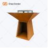 Buy cheap Customize Corten Steel Cooktop Grill Fire Pit Outdoor BBQ from wholesalers