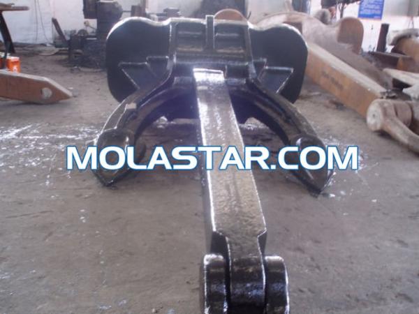 Buy cheap Molastar New Style Steel Hall Anchor With Certificate Stockless Anchors Hall Anchor For Marine Stockless Hall Anchor from wholesalers