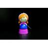 Buy cheap Frozen Princess Plastic Toy Figures With Disney Logo Blue / Pink Color from wholesalers