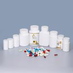 40ml White Medicine Pill Bottle Packaging for Healthcare Plastic Screw Cap
