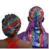 Buy cheap Long Shiny Designer Durags And Bonnets For Men from wholesalers
