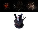 IP55 High Voltage Electronic Ignition Double Wheel Fireworks Fountain Machine
