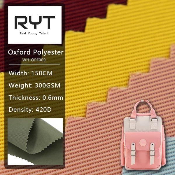 Buy cheap 100% Nylon Twill 420D Polyester Oxford Waterproof PU Woven Fabric from wholesalers