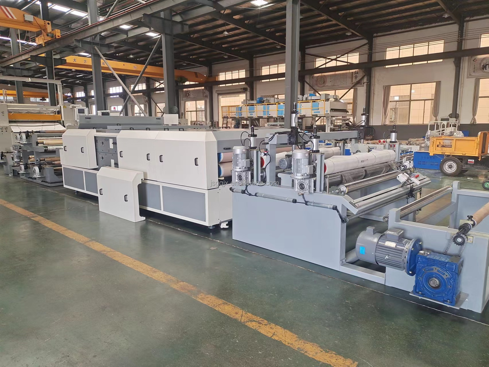 Automatic Grade Flatbed Laminator with Double PTFE Belt and Heating/Cooling Zone