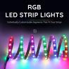 Buy cheap 5m/10m LED Kit Music Sync Voice Control Google Home Alexa Tuya 5050 RGB LED Strip Lights from wholesalers