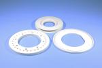 99% Al2O3 ceramic part alumina ceramic threaded tube ring disc alsint c 99.7%