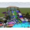 Buy cheap Commercial FRP Swimming Pool Water Slide Combo 7m Height For All Ages from wholesalers