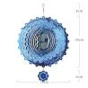Buy cheap Colorful Stainless Steel Christmas Wind Spinner UV Printing from wholesalers