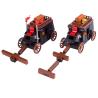 Buy cheap ABS children gifts medival emperor soldier figures military carriage building block toys from wholesalers