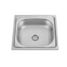 Buy cheap 0.6mm SS Single Bowl Kitchen Sink Undermount With Thick Rubber Padding from wholesalers