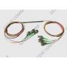 Buy cheap Steel Tube Bare Fiber 250um 3×3 Fiber Optic Coupler with FC Connectors from wholesalers