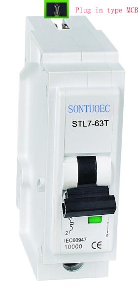Buy cheap 60A Plug In CE 5KA Mcb Miniature Circuit Breaker from wholesalers
