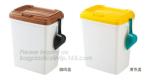 BPA free pet food storage container with wheels, Promotion Plastic Pet Food