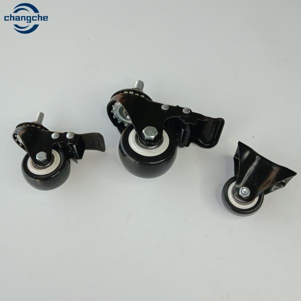 Buy cheap Custom PVC Roller Ball Bearing Caster Wheels 2.5 Inch from wholesalers