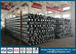 220KV Steel Tubular Pole Power Transmission Pole Tower With Galvanized