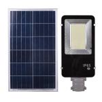 LED solar street light outdoor|200w light on from dusk to dawn|24000mAh