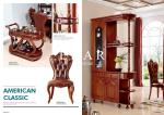 American Style Antique Wooden Dining Room Chairs