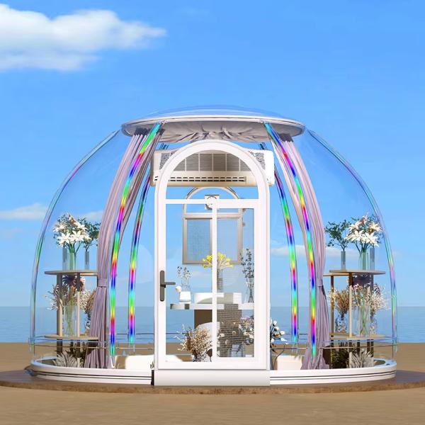 Buy cheap Professional Bubble Dome Room House Prefab Dome Style House for Hotel Garden Restaurant from wholesalers
