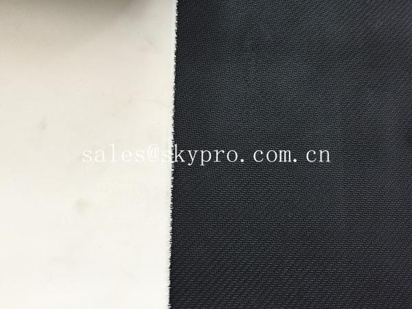 Quality Natural foam rubber sheet black and white color chevron texure on bottom for sale