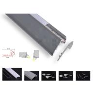 Buy cheap Stair Lighting Led Aluminum Profile 6063 T5 Recessed Opal Cover 2m 3m Length product