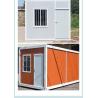 Buy cheap Wood grain color container villa living container construction site dormitory office container mobile room from wholesalers