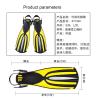 Buy cheap Antiwear Neoprene Free Diving Fins Multicolor Anti Skid Durable from wholesalers