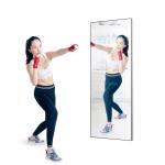 49 Inch Magic Mirror Advertising Display Stand Alone Digital Signage Transparent