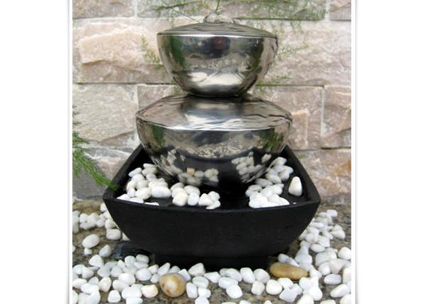 Buy cheap Outdoor Garden Fountain Sculpture Contemporary Stainless Steel Water Features from wholesalers