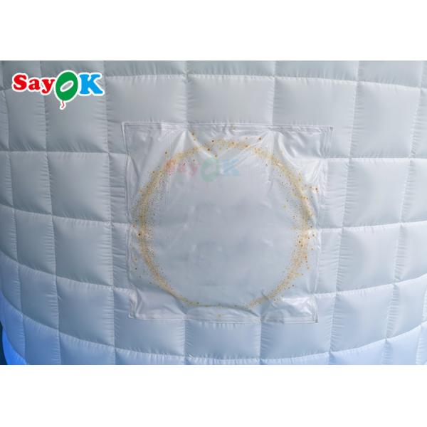 Event Exhibition Inflatable Photo Booth Wall Background Frame With LED Light