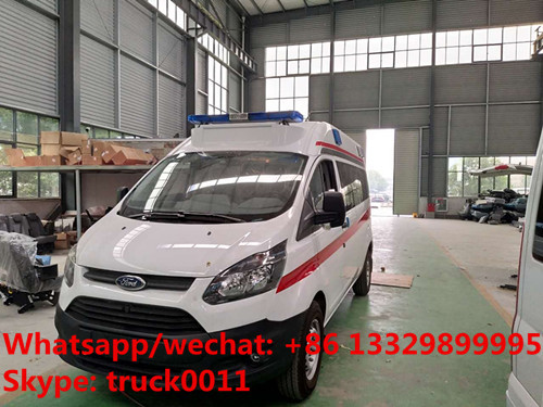 Buy cheap 2020s high quality and low price FORD 4*2 LHD Transit gasoline Engine Ambulance car for sale, ambulance vehicle from wholesalers