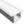 Buy cheap 6063 T5 Recessed LED Aluminium Profile IP20 Waterproof Heatsink from wholesalers