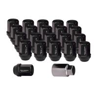 Buy cheap Hard Oxidation Racing Lug Nuts 20 Pcs , High Performance 35 Mm Black Wheel Nuts product