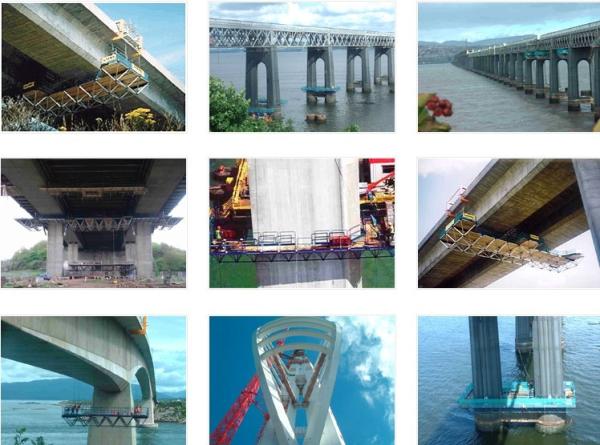 Buy cheap OEM Personalized Bridge Underdeck Steel Suspended Working Platform from wholesalers