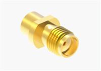 Buy cheap Between Series Gold Plated Brass 6GHz RF Coaxial Adapter SMA Female To MCX Female from wholesalers