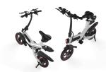 36V Small Lightest Electric Folding Bike Aluminum Alloy Frame Long Service Life