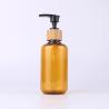 Buy cheap Amber Glass Bamboo Cosmetic Bottle With Wooden Cap Engraving Lotion Sprayer from wholesalers