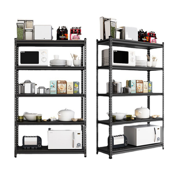 5 Layer Boltless Metal Rack Garage Boltless Steel Storage Shelving For Home