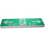 220V LED Battery Power Emergency Exit Sign With 3 Years Warranty