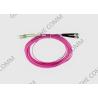 Buy cheap 10GB LC to ST Duplex Multi Mode OM4 Violet Fiber Optic Ftth Cable from wholesalers