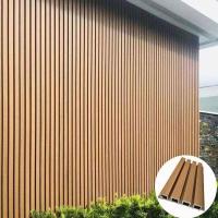 Buy cheap Prefab Building Wood Plastic Composite Wall Cladding panel Waterproof product