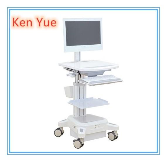 Buy cheap Integrated Moving medical computer cart Patient Check ABS Plastic from wholesalers