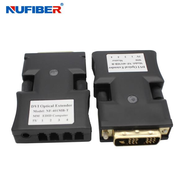 Buy cheap 4 Core Mini DVI Fiber Optic Extender EDID Function 1080P for Digital Signage from wholesalers