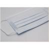 Buy cheap Blue Color Disposable Mouth Cover High Filtration Adjustable Nose Piece from wholesalers